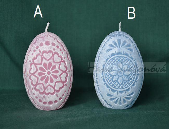 Vajíčko ornament, výška 7,5cm