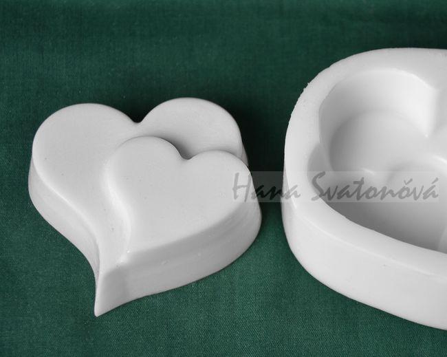 2 Srdce 7x6,5cm