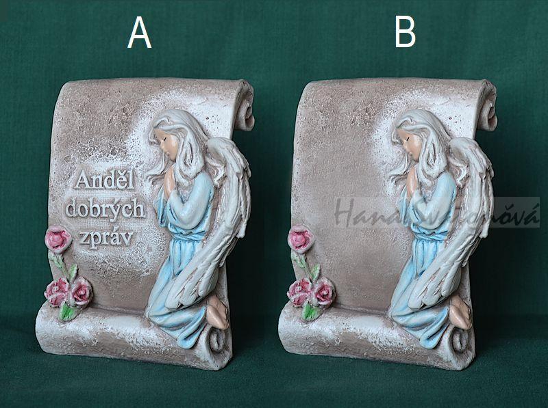 Anděl dobrých zpráv, výška 13,5cm