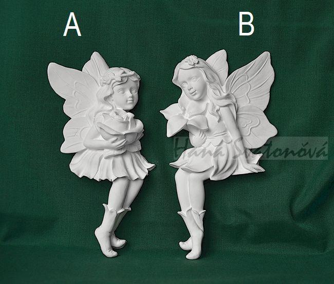 Relief - Víla, výška 16,5 a 17cm