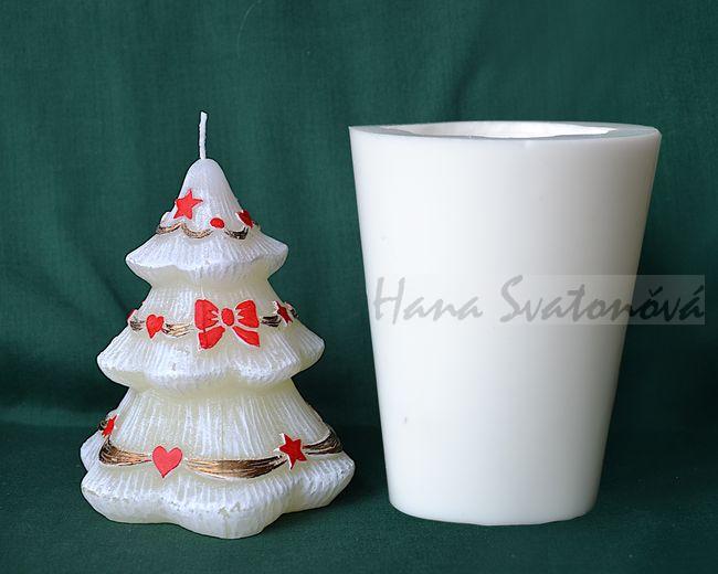 Stromeček ozdobený - výška 13,5cm