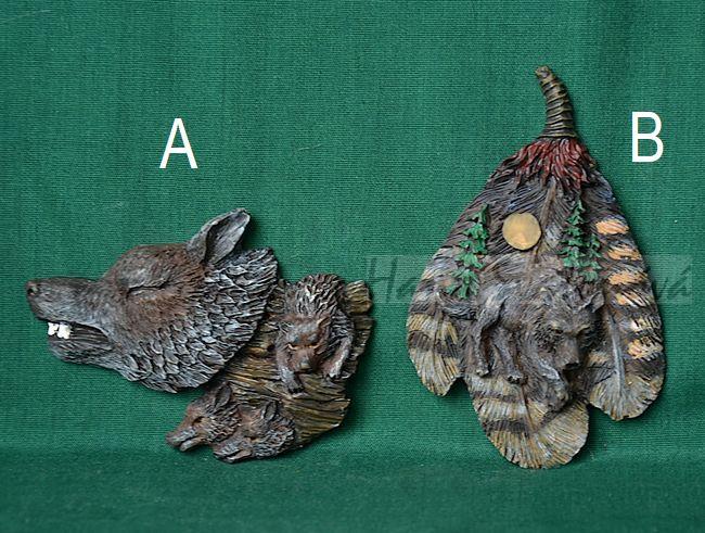 Relief vlk - vel. 6x9,5cm