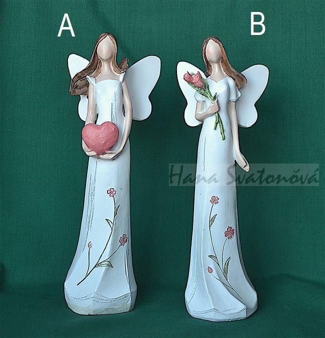 Andělka Romantik - výška 21cm