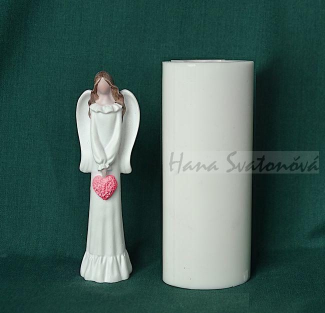 Andělka s kanýrem - výška 10cm
