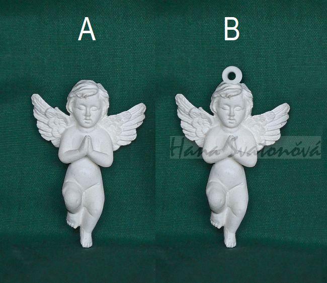 Relief Andělíček - přívěsek, výška 5cm