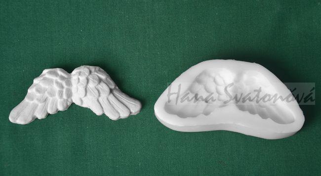 Relief andělská křídla, vel. 7cm