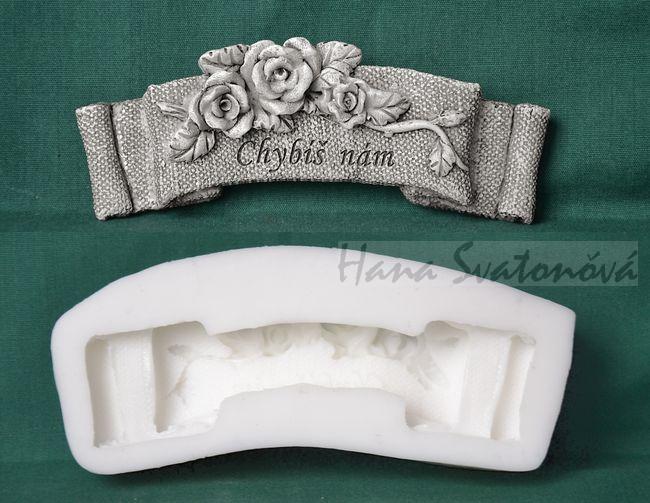 Relief Chybíš nám - vel. 12x4cm