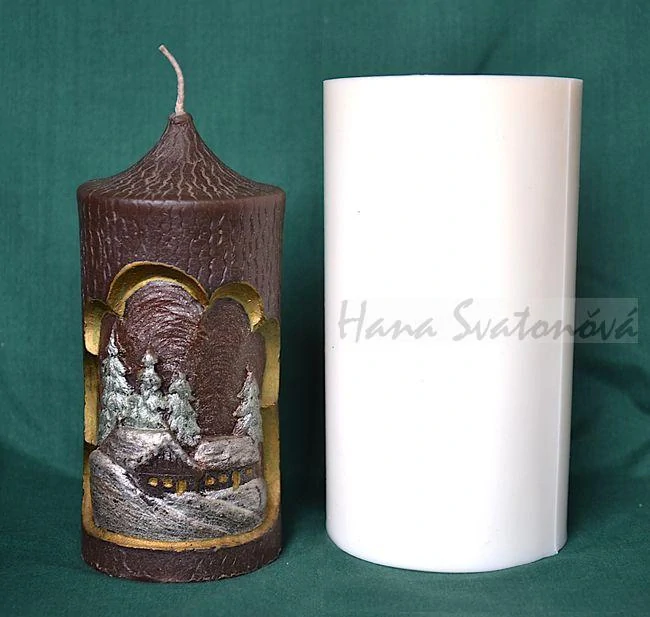 Vánoční svíčka, výška 13cm