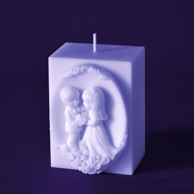 Svatba hranol - výška 8,5cm
