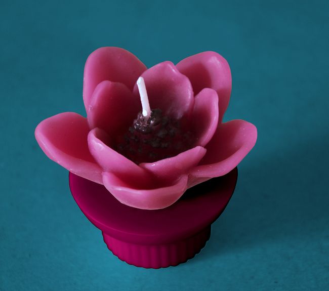 Květ vínový (kruh) výška 6cm