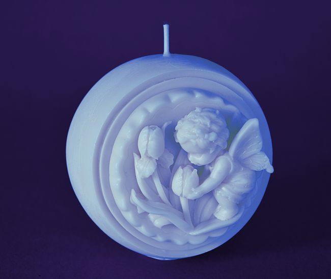 Andílek s tulipány Koule - průměr 10cm