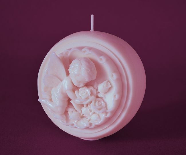 Andílek s růžemi Koule - průměr 10cm
