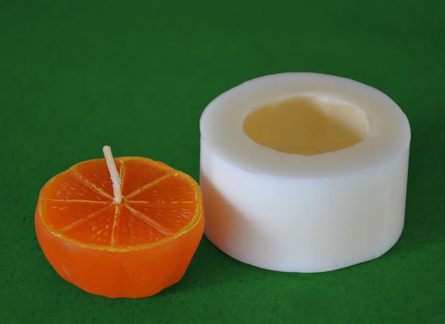 Mandarinka půlka - výška 1,5cm