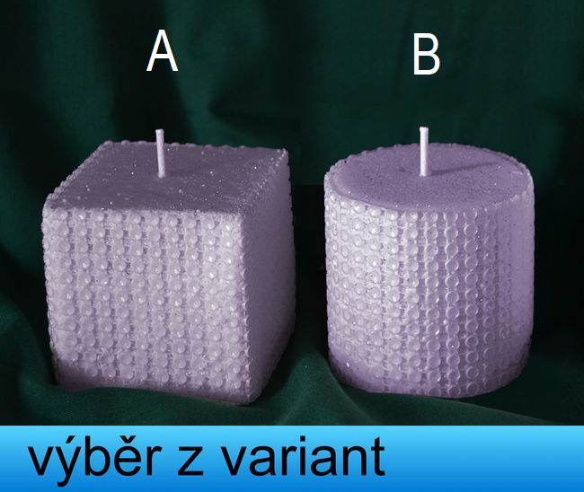 Diadem kostka a válec, výška 6cm