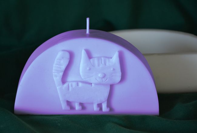 Kočka Máša Půlkruh - výška 7cm