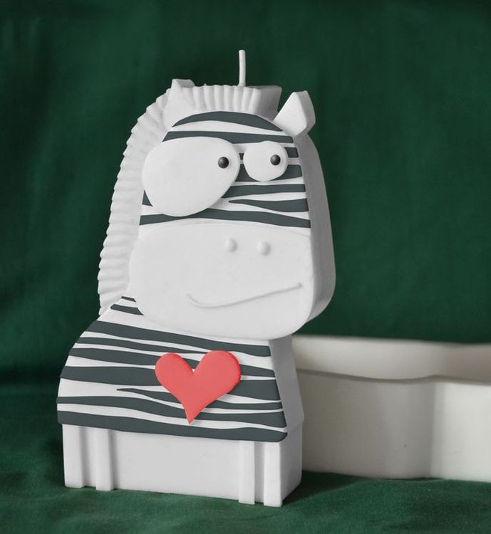 Abstrakce Zebra - výška 16cm