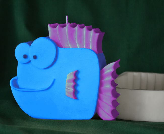 Abstrakce Rybička - výška 12cm