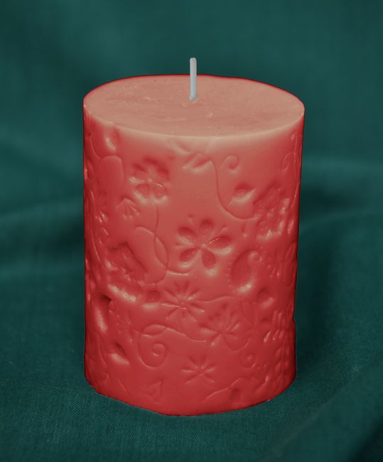 Květiny válec - výška 7,2cm