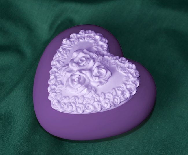 Srdce - dekor ornament - výška 5cm