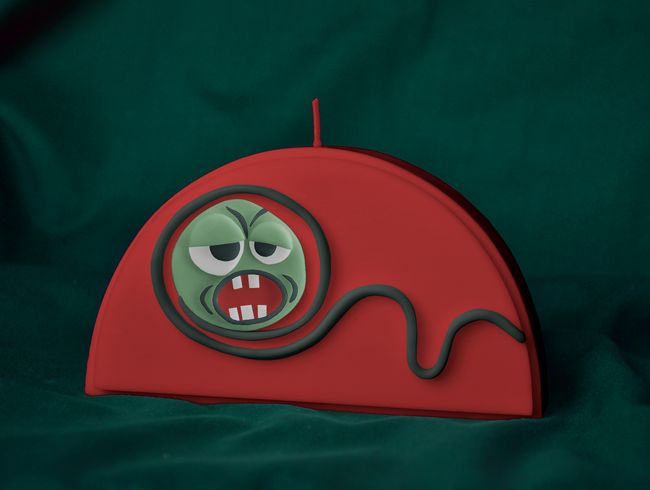Spirálky smajlík Půlkruh - výška 7cm