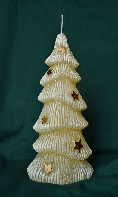 Stromeček s hvězdami vysoký - výška 19,5cm