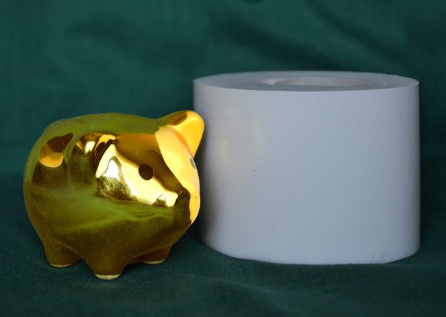 Prasátko zlaté - výška 4cm
