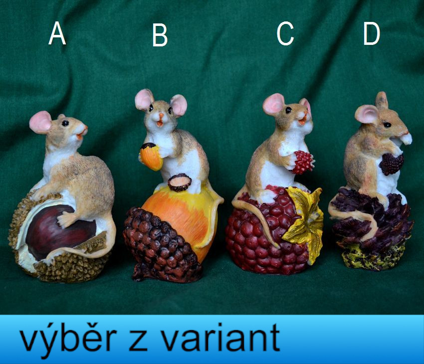 Myšky - výška 8,5-9,5cm