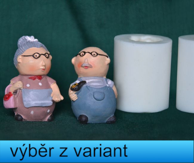 Babka s dědkem mini - vel. 4cm