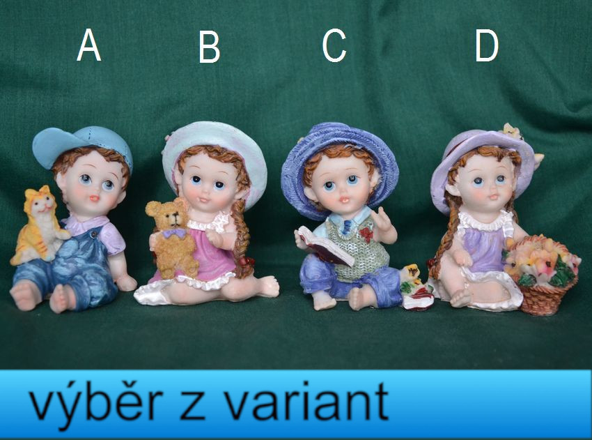 Kluci a holky - výška 8cm