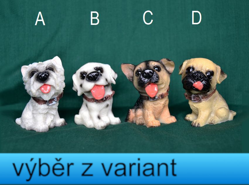 Malý pejsek - výška 5/5,5cm