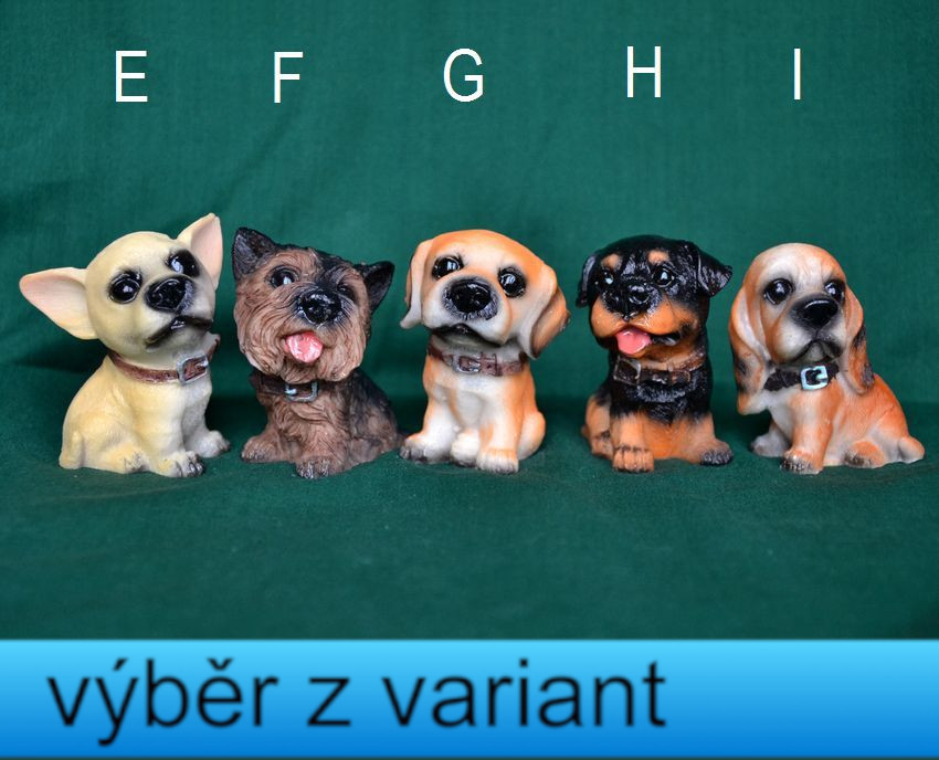 Malý pejsek - výška 5/5,5cm