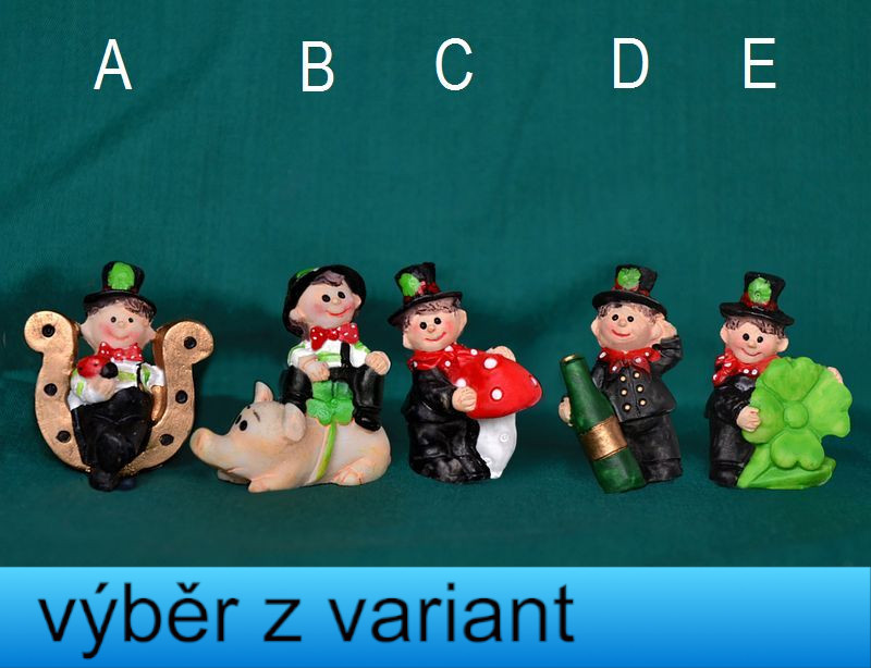 Kominíček pro štěstí MINI - výška 3,5cm