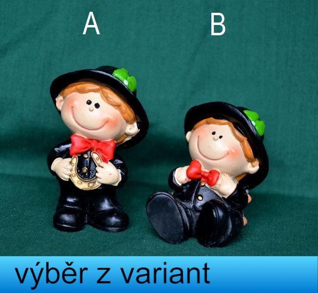 Kominíček pro štěstí - výška 6/5,5cm