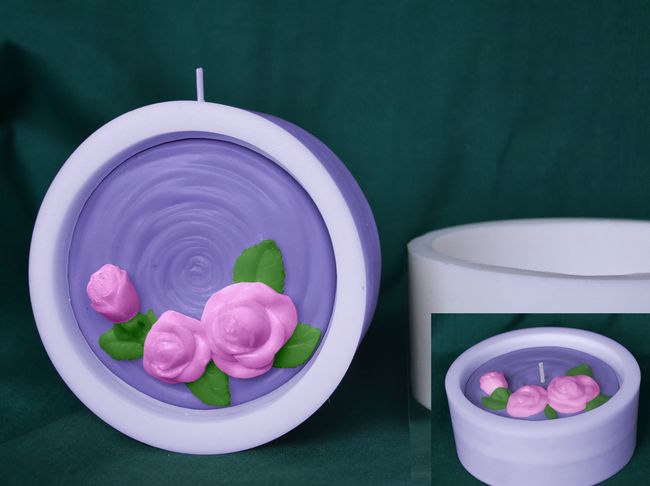 Růže kruh, Disk s otvorem - průměr 10cm