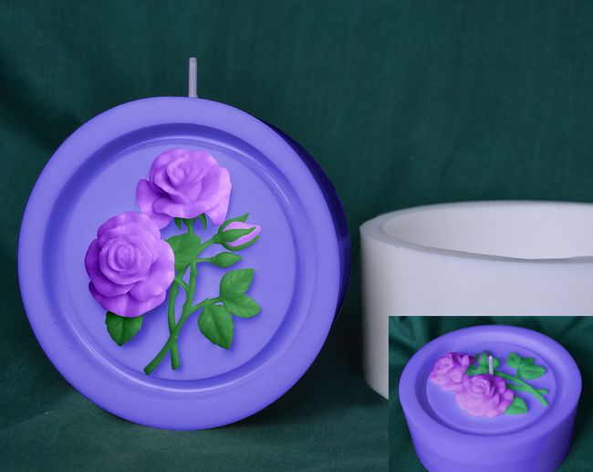 2 Růže, Disk s otvorem - průměr 10cm