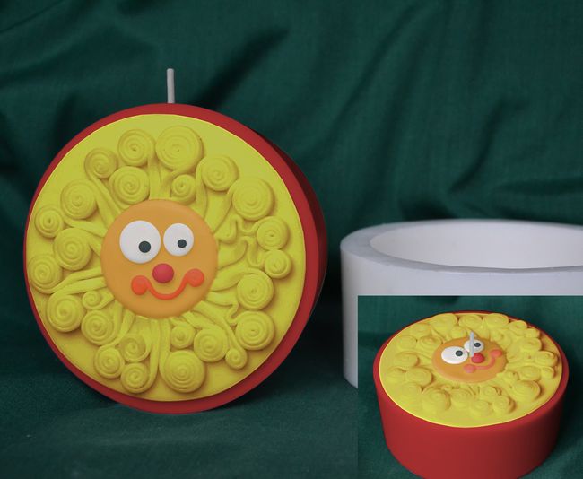Sluníčko spirálky, Disk - průměr 10cm