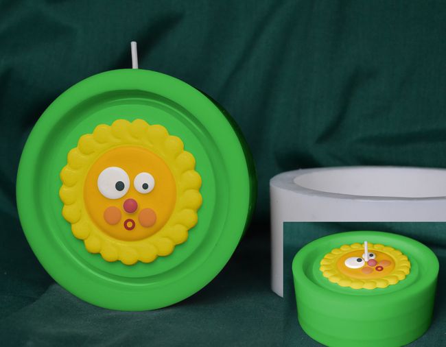 Sluníčko malé foukací, Disk s otvorem - průměr 10cm