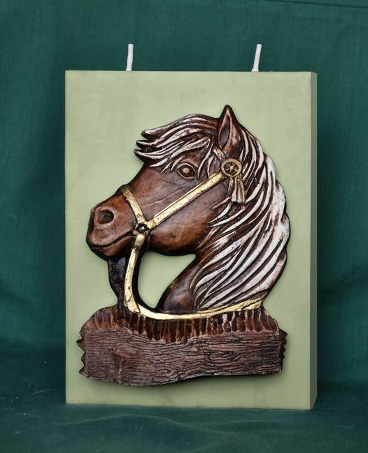 Hlava koně (Kvádr) - 11,5x16cm