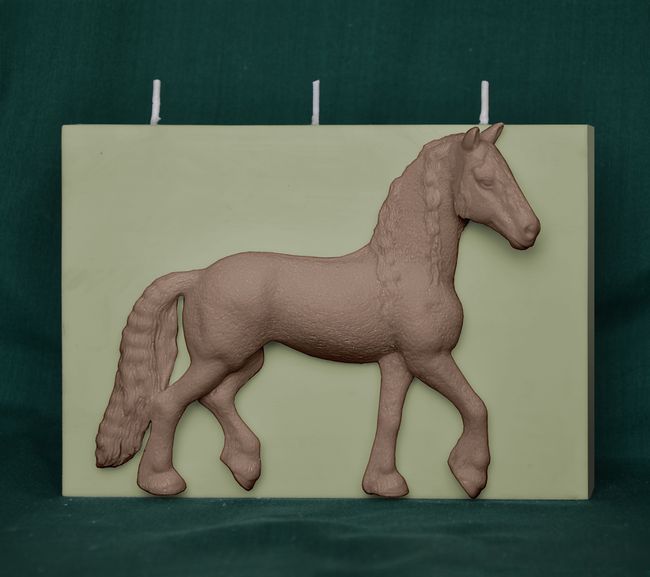 Kůň klasik (Kvádr) - 11,5x16cm