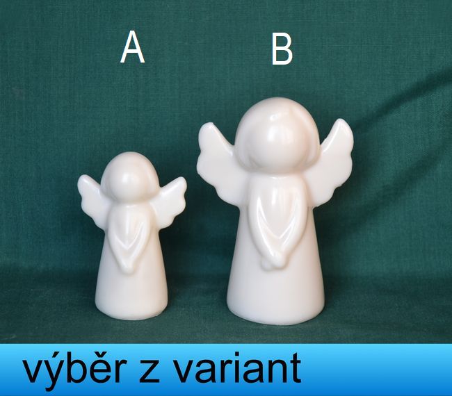 Andělíček široký výška 6,5 a 8,5cm