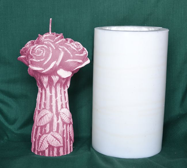 Kytice růží - výška 19cm