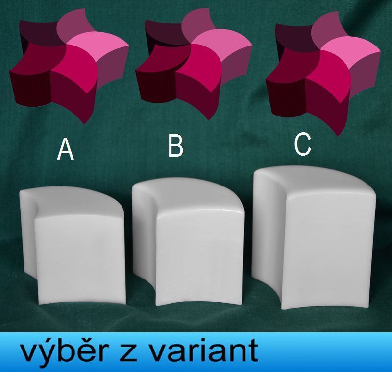 Segment 1, výška 5-6,3cm