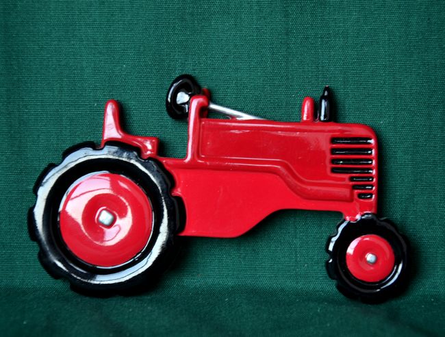 Relief Traktor, vel. 10x6cm