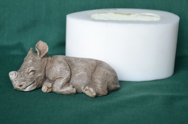 Nosorožec miminko - výška 3cm