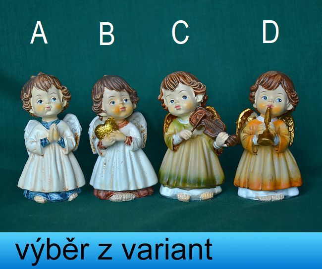 Andělé hudeníčci - výška 7,5cm