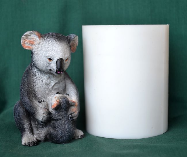 Koala s mládětem - výška 9,5cm