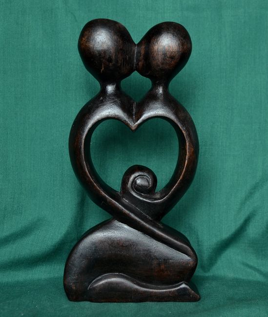 Abstrakce muž a žena 2 - výška 20cm