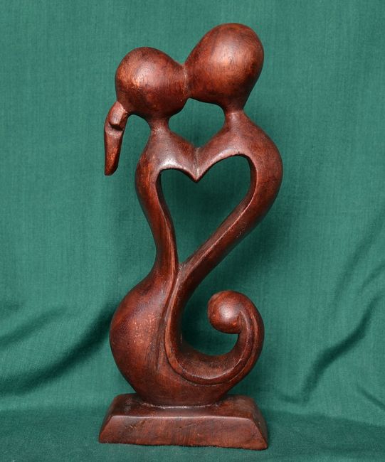 Abstrakce muž a žena 1 - výška 19cm