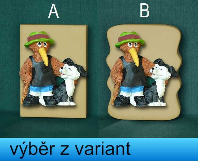 Pták Kiwi a pes