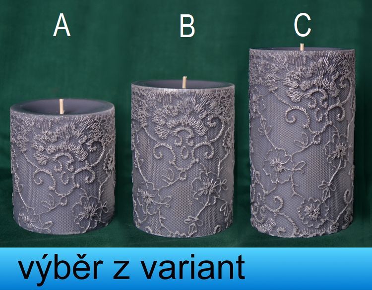 Válec krajka - výška 7,5-11,5cm